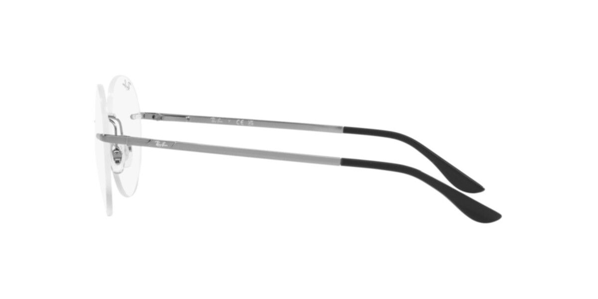 Ray-Ban Frames | Gunmetal Frame ( 0RX6505I | Round | Gunmetal Frame  | Clear Lens )
