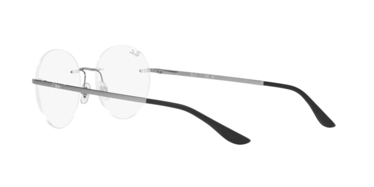 Ray-Ban Frames | Gunmetal Frame ( 0RX6505I | Round | Gunmetal Frame  | Clear Lens )
