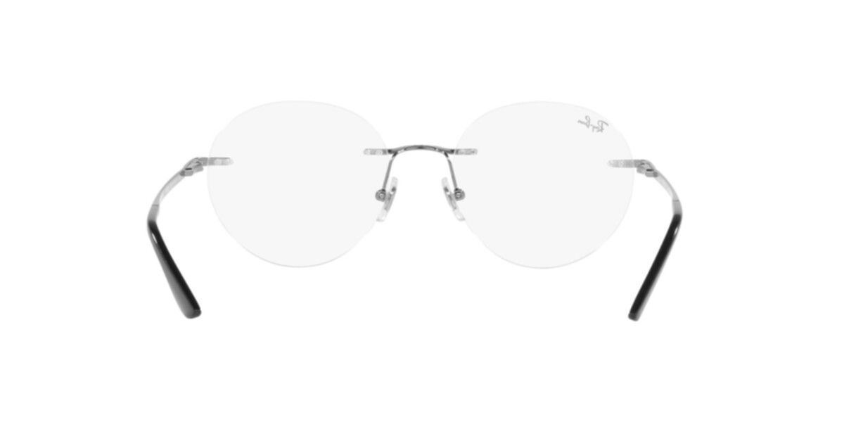 Ray-Ban Frames | Gunmetal Frame ( 0RX6505I | Round | Gunmetal Frame  | Clear Lens )