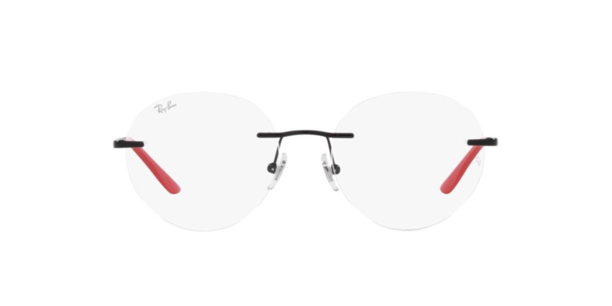 Ray-Ban Frames | Black Frame ( 0RX6505I | Round | Black Frame  | Clear Lens )