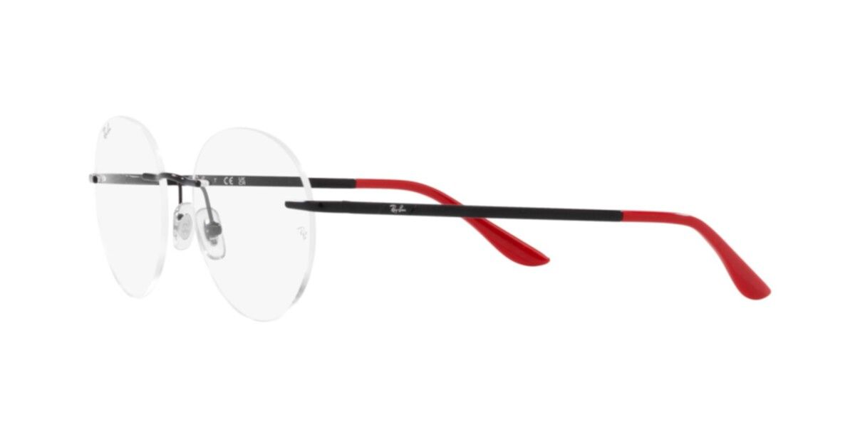 Ray-Ban Frames | Black Frame ( 0RX6505I | Round | Black Frame  | Clear Lens )