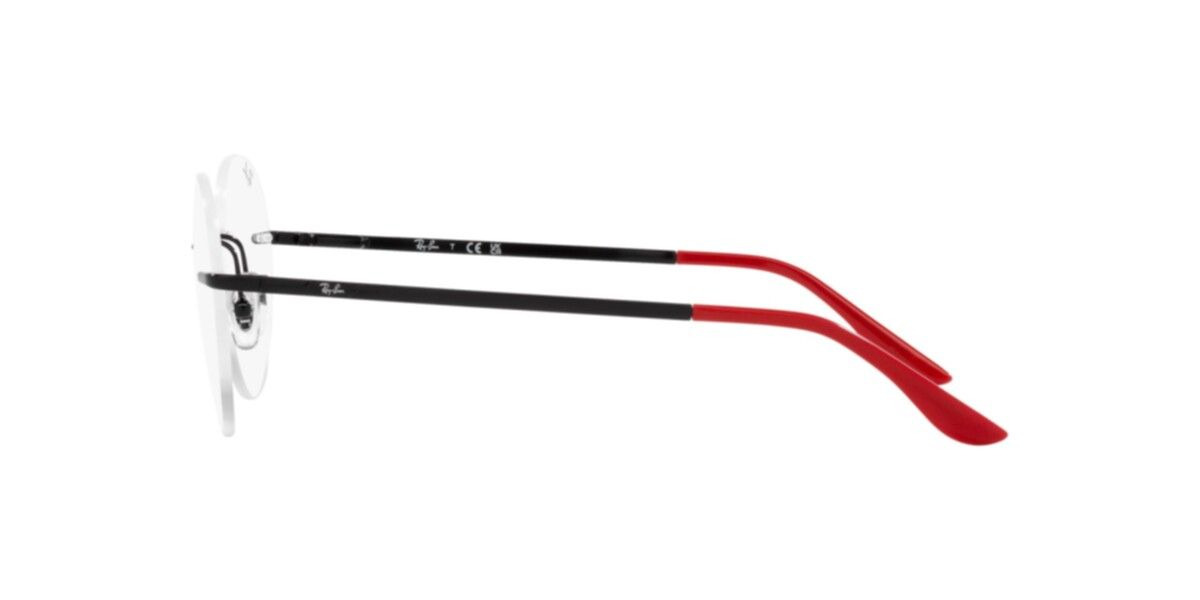 Ray-Ban Frames | Black Frame ( 0RX6505I | Round | Black Frame  | Clear Lens )