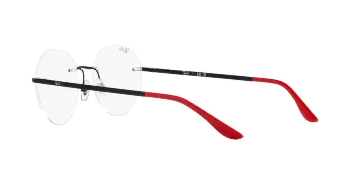 Ray-Ban Frames | Black Frame ( 0RX6505I | Round | Black Frame  | Clear Lens )