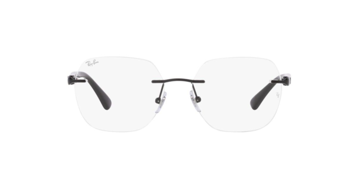 Ray-Ban Frames | Black Frame ( 0RX6504I | Irregular | Black Frame  | Clear Lens )