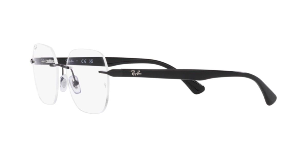 Ray-Ban Frames | Black Frame ( 0RX6504I | Irregular | Black Frame  | Clear Lens )