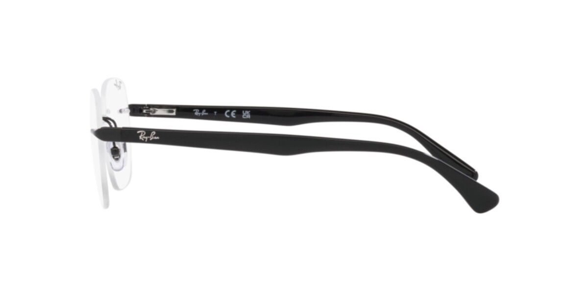 Ray-Ban Frames | Black Frame ( 0RX6504I | Irregular | Black Frame  | Clear Lens )