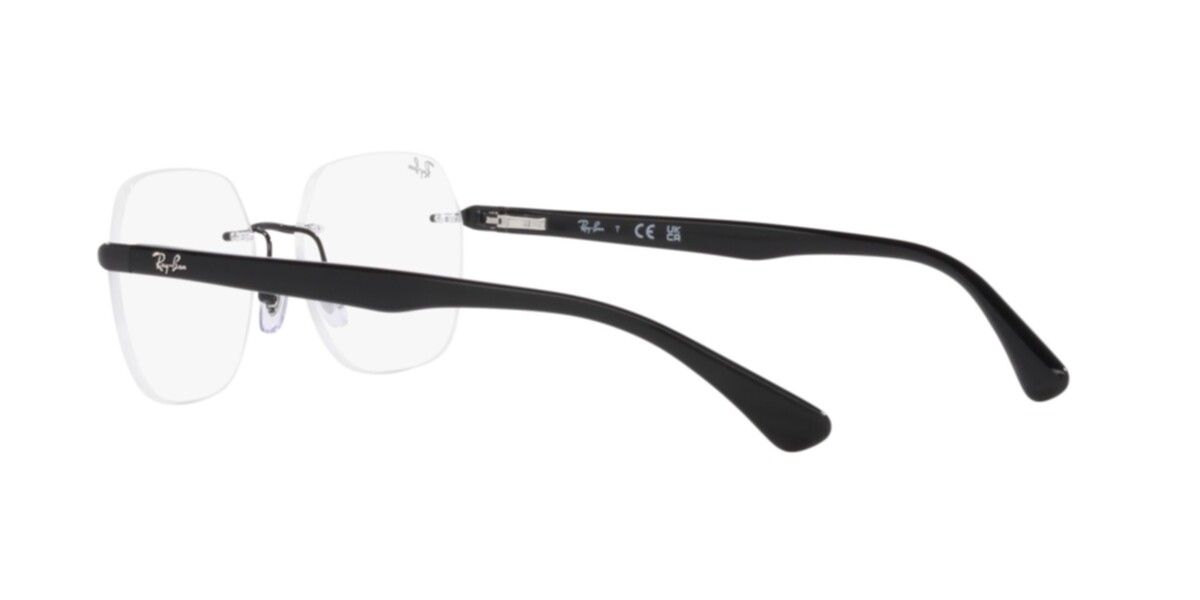 Ray-Ban Frames | Black Frame ( 0RX6504I | Irregular | Black Frame  | Clear Lens )