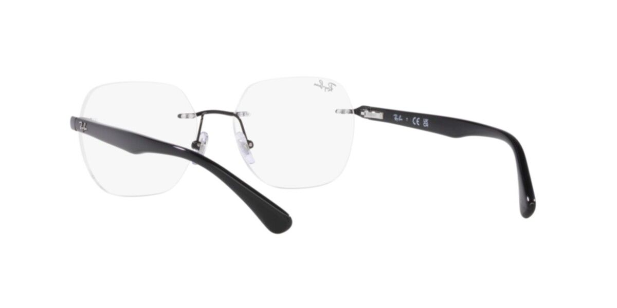 Ray-Ban Frames | Black Frame ( 0RX6504I | Irregular | Black Frame  | Clear Lens )