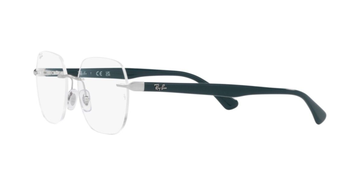 Ray-Ban Frames | Matte Silver Frame ( 0RX6504I | Irregular | Silver Frame  | Clear Lens )