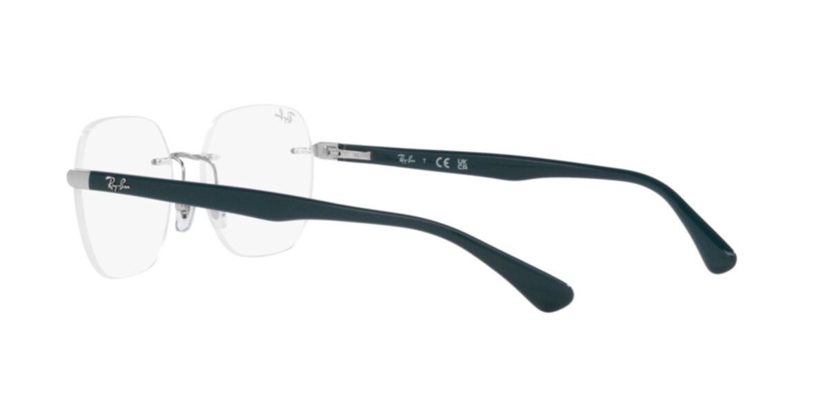 Ray-Ban Frames | Matte Silver Frame ( 0RX6504I | Irregular | Silver Frame  | Clear Lens )