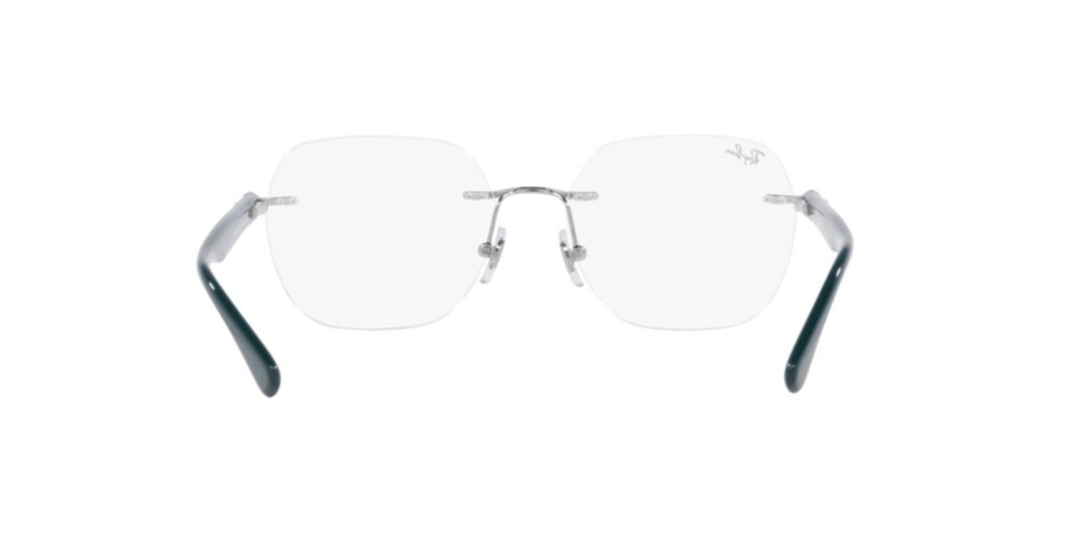 Ray-Ban Frames | Matte Silver Frame ( 0RX6504I | Irregular | Silver Frame  | Clear Lens )