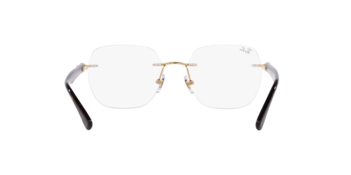 Ray-Ban Frames | Matte Arista Frame ( 0RX6504I | Irregular | Gold Frame  | Clear Lens )