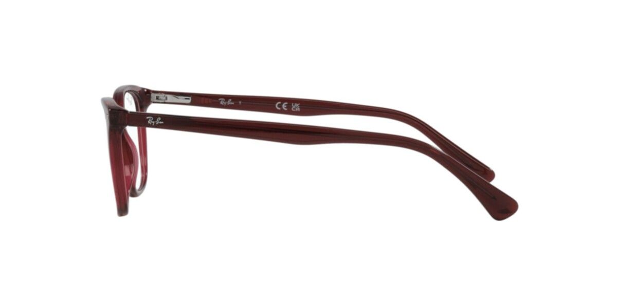 Ray-Ban Frames | Transparent Red Frame ( 0RX5420I | Square | Red Frame  | Clear Lens )