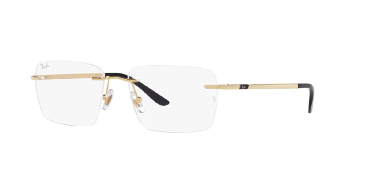 Ray-Ban Frames | Gold Frame ( 0RX6506I | Rectangle | Gold Frame  | Clear Lens )