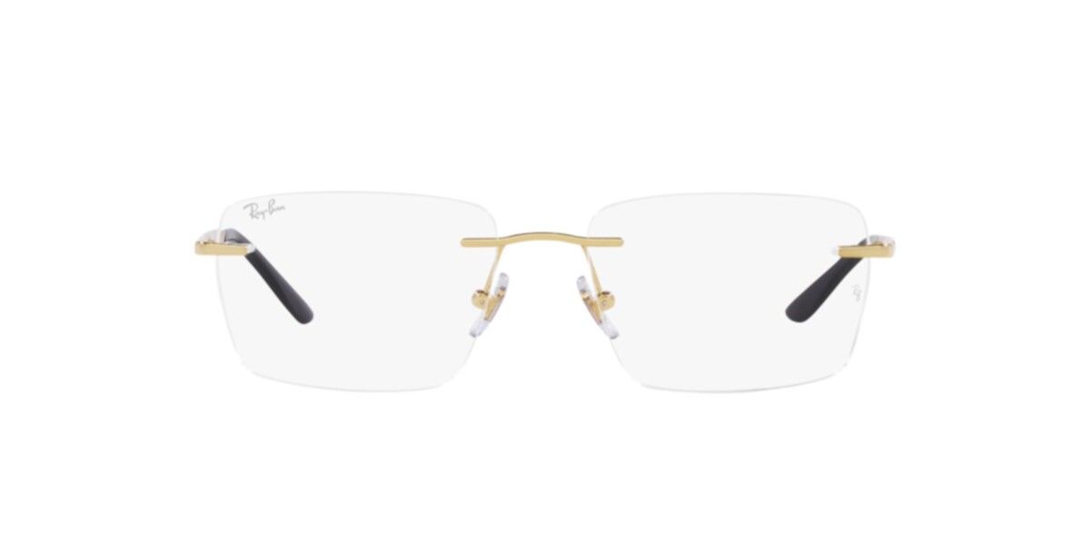 Ray-Ban Frames | Gold Frame ( 0RX6506I | Rectangle | Gold Frame  | Clear Lens )