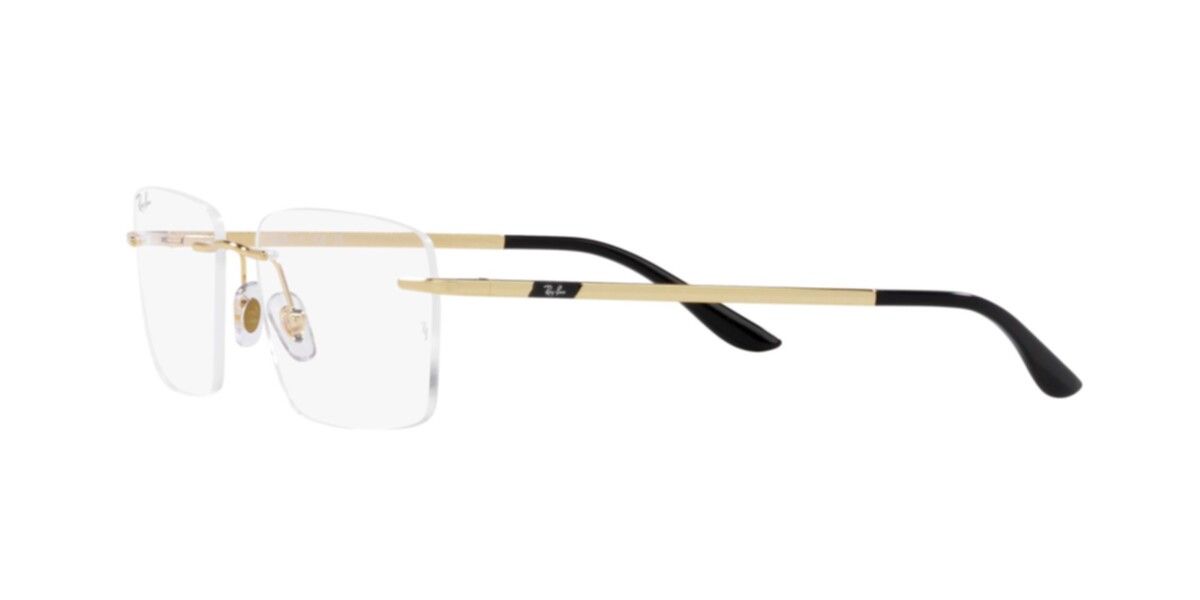 Ray-Ban Frames | Gold Frame ( 0RX6506I | Rectangle | Gold Frame  | Clear Lens )