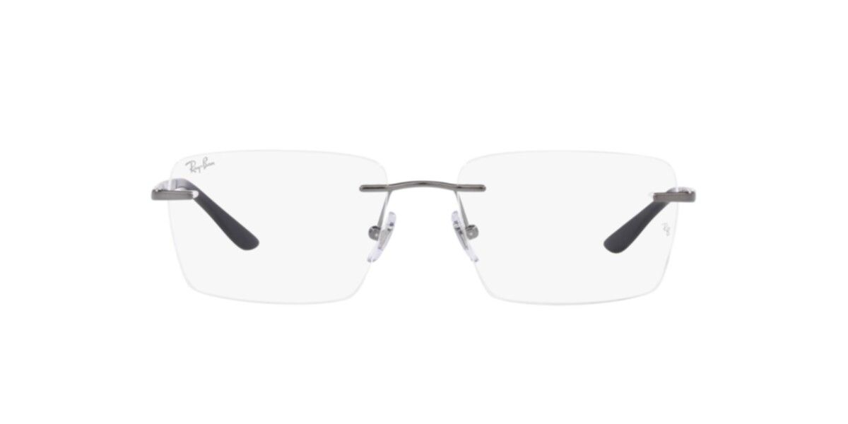 Ray-Ban Frames | Gunmetal Frame ( 0RX6506I | Rectangle | Gunmetal Frame  | Clear Lens )