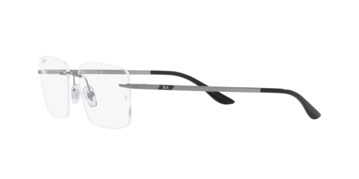 Ray-Ban Frames | Gunmetal Frame ( 0RX6506I | Rectangle | Gunmetal Frame  | Clear Lens )