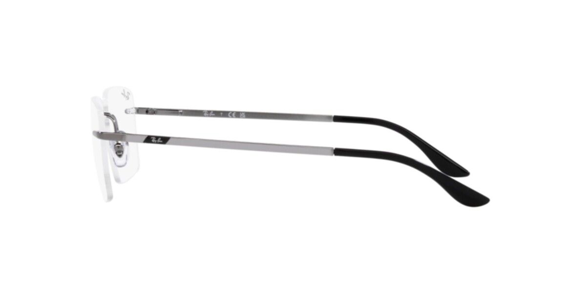 Ray-Ban Frames | Gunmetal Frame ( 0RX6506I | Rectangle | Gunmetal Frame  | Clear Lens )