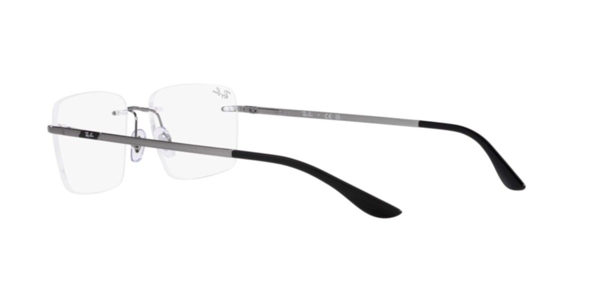Ray-Ban Frames | Gunmetal Frame ( 0RX6506I | Rectangle | Gunmetal Frame  | Clear Lens )