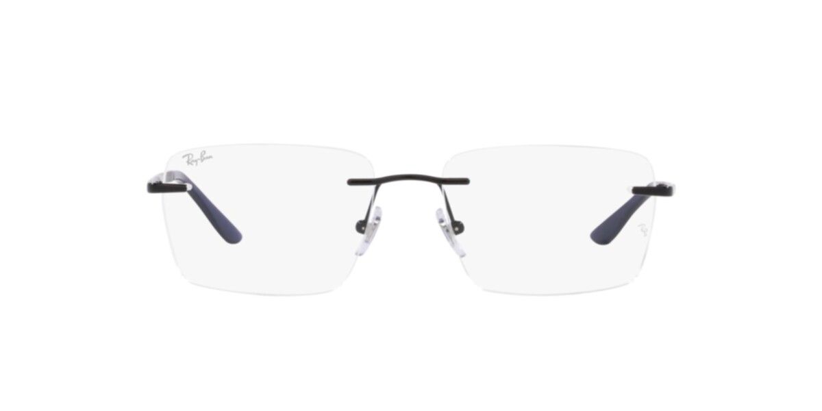 Ray-Ban Frames | Black Frame ( 0RX6506I | Rectangle | Black Frame  | Clear Lens )