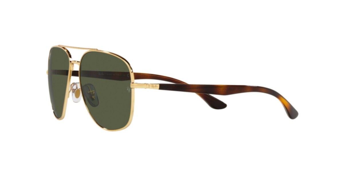 Ray-Ban Sunglasses | Arista Sunglasses ( 0RB3683 | Square | Havana Frame  | Green Lens )