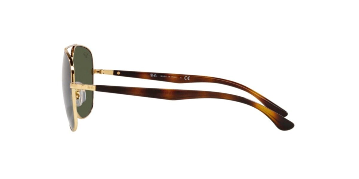 Ray-Ban Sunglasses | Arista Sunglasses ( 0RB3683 | Square | Havana Frame  | Green Lens )