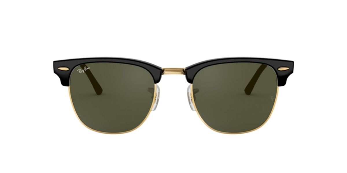 Ray-Ban Sunglasses | Black On Arista Sunglasses ( 0RB3016 | Square | Black Frame  | Green Lens )