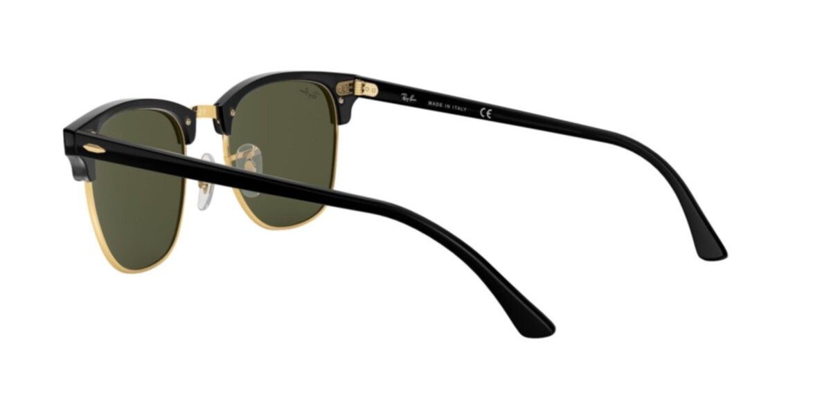 Ray-Ban Sunglasses | Black On Arista Sunglasses ( 0RB3016 | Square | Black Frame  | Green Lens )