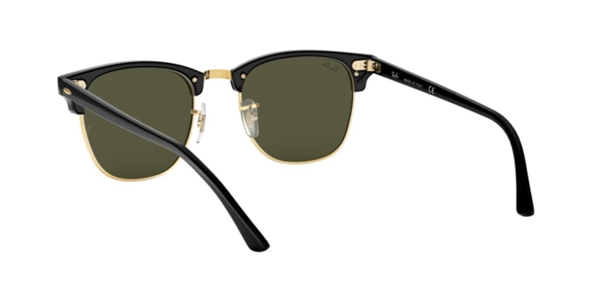 Ray-Ban Sunglasses | Black On Arista Sunglasses ( 0RB3016 | Square | Black Frame  | Green Lens )