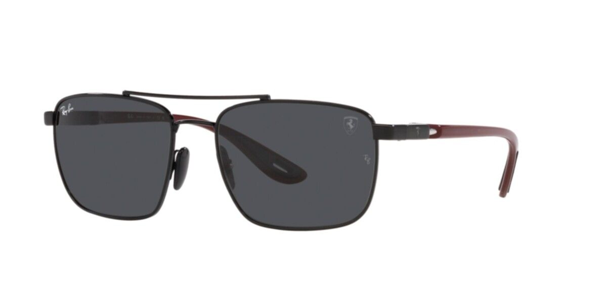Ray-Ban Sunglasses | Black Sunglasses ( 0RB3715M | Square | Black Frame  | Grey Lens )
