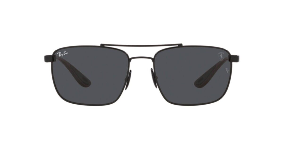 Ray-Ban Sunglasses | Black Sunglasses ( 0RB3715M | Square | Black Frame  | Grey Lens )