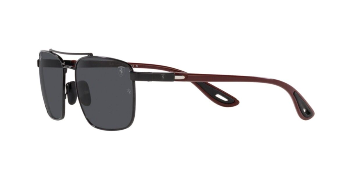 Ray-Ban Sunglasses | Black Sunglasses ( 0RB3715M | Square | Black Frame  | Grey Lens )