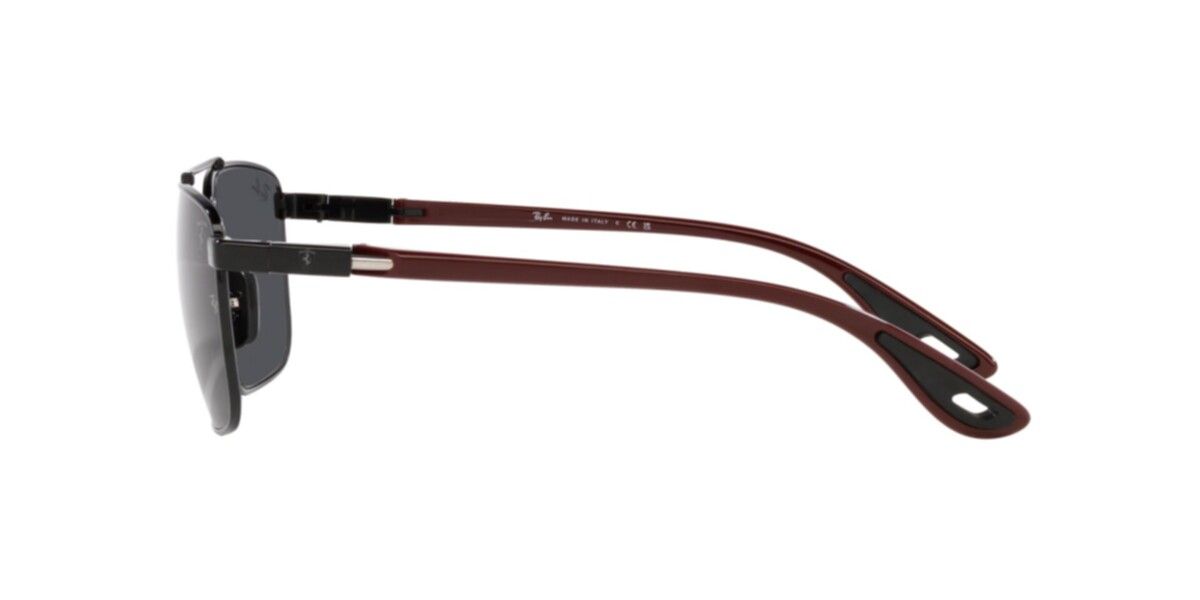 Ray-Ban Sunglasses | Black Sunglasses ( 0RB3715M | Square | Black Frame  | Grey Lens )