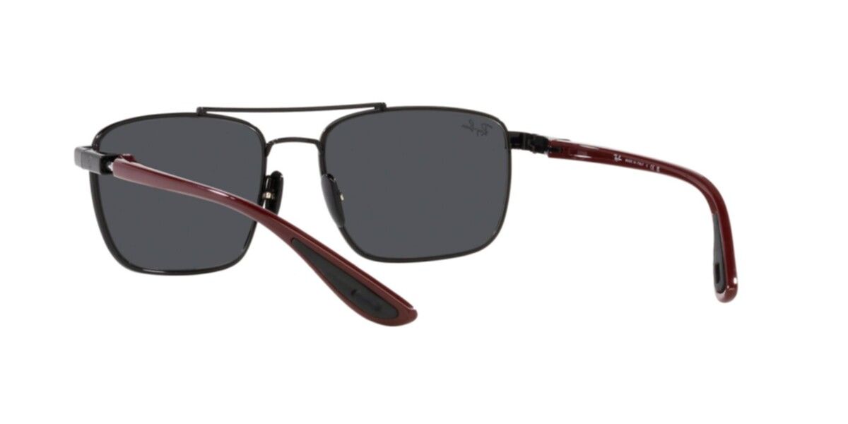 Ray-Ban Sunglasses | Black Sunglasses ( 0RB3715M | Square | Black Frame  | Grey Lens )