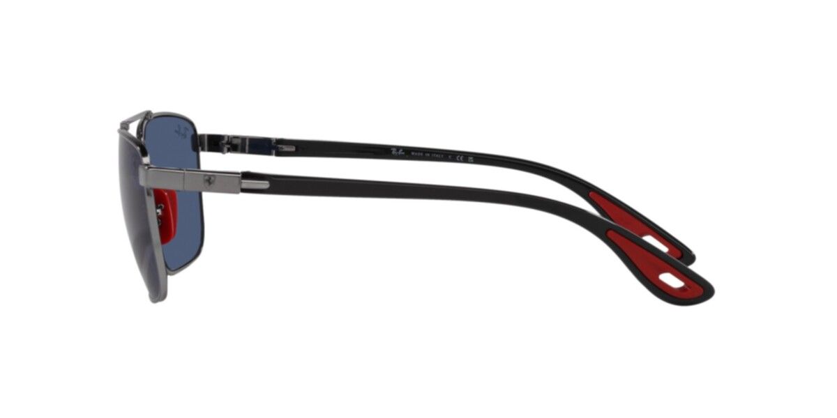 Ray-Ban Sunglasses | Gunmetal Sunglasses ( 0RB3715M | Square | Gunmetal Frame  | Blue Lens )