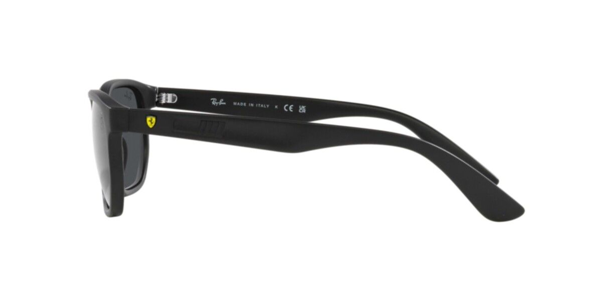 Ray-Ban Sunglasses | Matte Black Sunglasses ( 0RB4404M | Irregular | Black Frame  | Grey Lens )