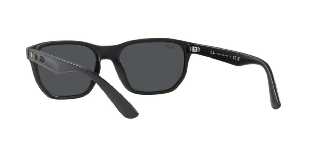 Ray-Ban Sunglasses | Matte Black Sunglasses ( 0RB4404M | Irregular | Black Frame  | Grey Lens )