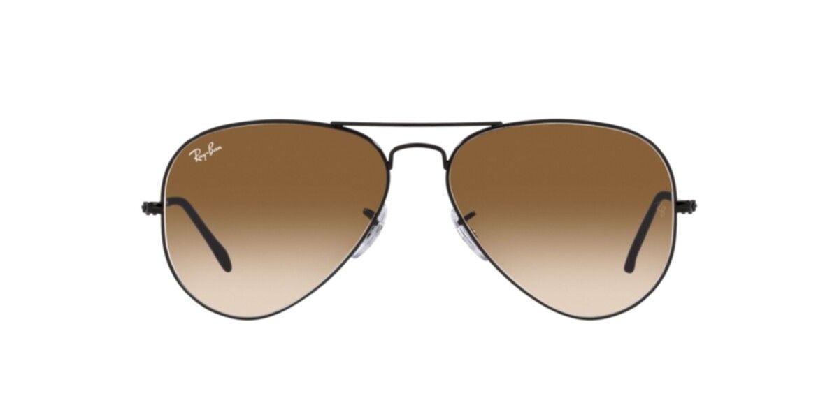 Ray-Ban Sunglasses | Black Sunglasses ( 0RB3025 | Pilot | Black Frame  | Brown Lens )