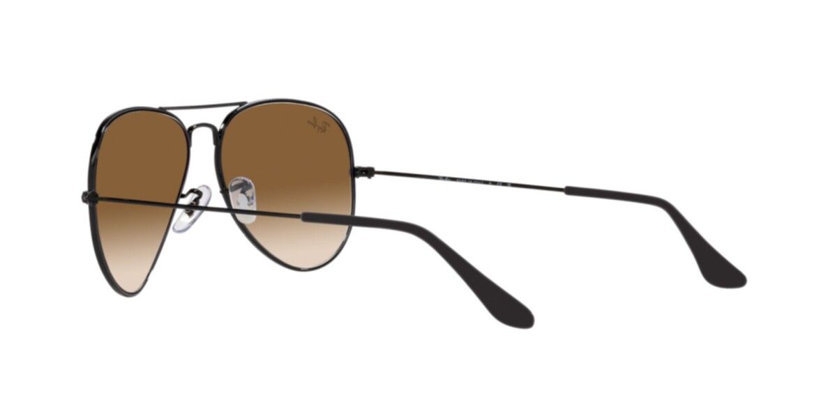 Ray-Ban Sunglasses | Black Sunglasses ( 0RB3025 | Pilot | Black Frame  | Brown Lens )