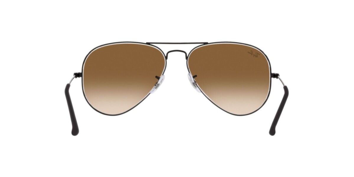 Ray-Ban Sunglasses | Black Sunglasses ( 0RB3025 | Pilot | Black Frame  | Brown Lens )