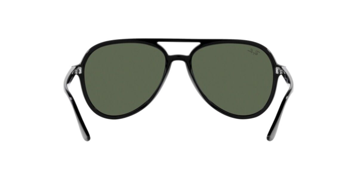 Ray-Ban Sunglasses | Black Sunglasses ( 0RB4376 | Pilot | Black Frame  | Green Lens )