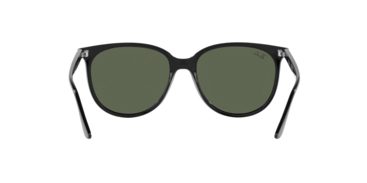 Ray-Ban Sunglasses | Black Sunglasses ( 0RB4378 | Square | Black Frame  | Green Lens )