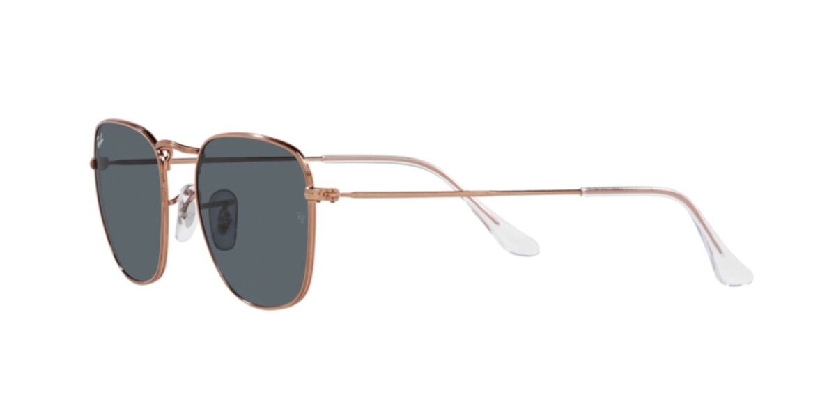 Ray-Ban Sunglasses | Rose Gold Sunglasses ( 0RB3857 | Square | Gold Frame  | Blue Lens )