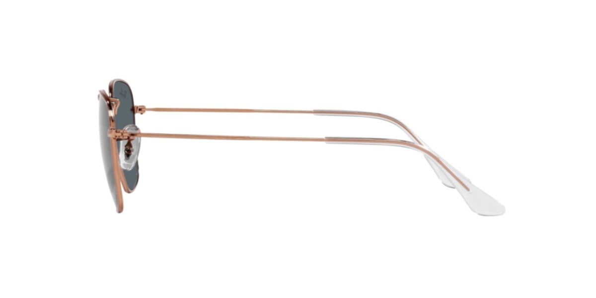 Ray-Ban Sunglasses | Rose Gold Sunglasses ( 0RB3857 | Square | Gold Frame  | Blue Lens )
