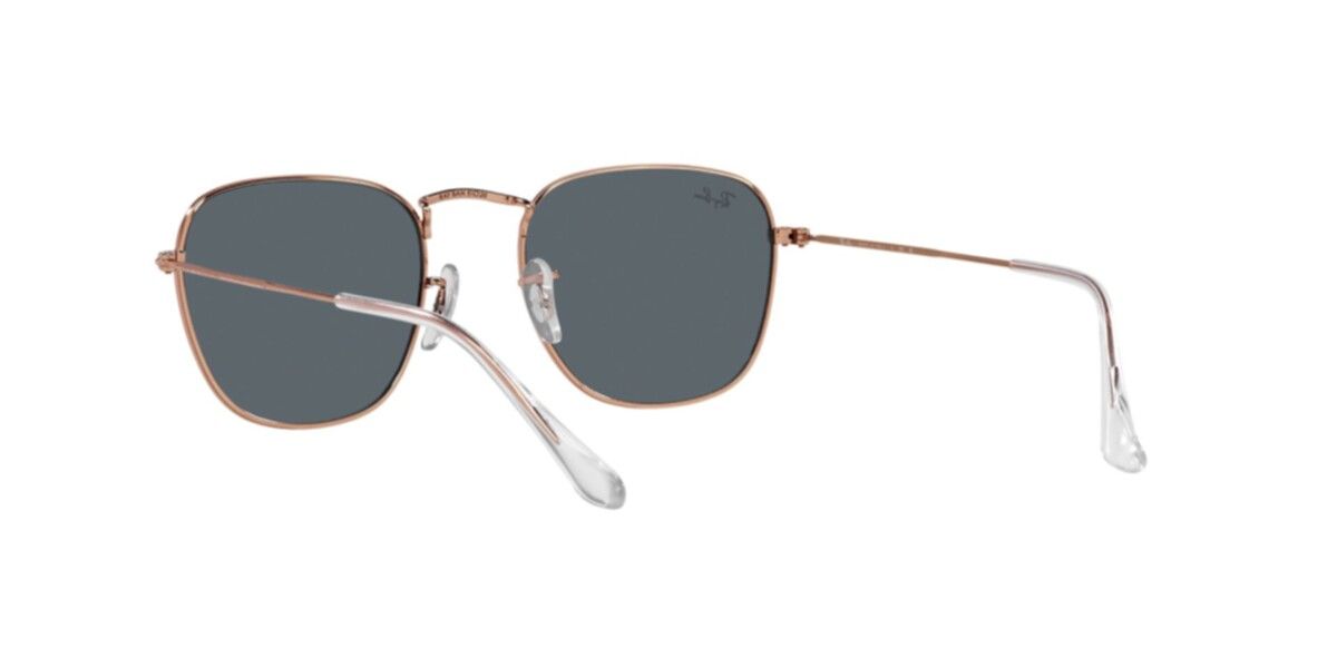 Ray-Ban Sunglasses | Rose Gold Sunglasses ( 0RB3857 | Square | Gold Frame  | Blue Lens )