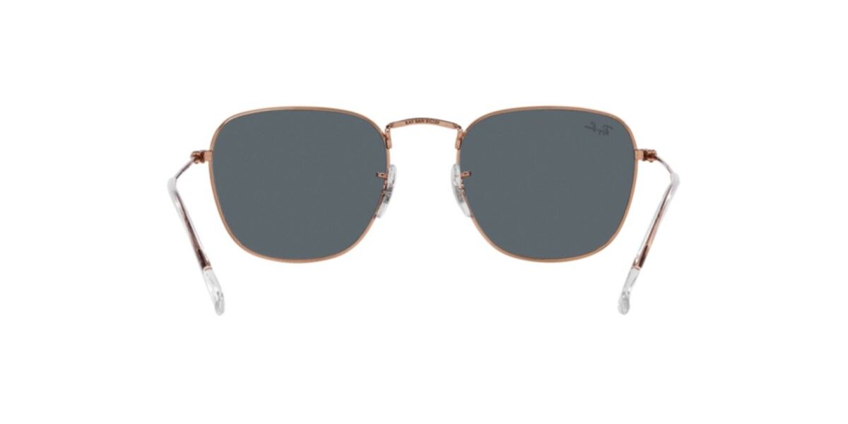 Ray-Ban Sunglasses | Rose Gold Sunglasses ( 0RB3857 | Square | Gold Frame  | Blue Lens )