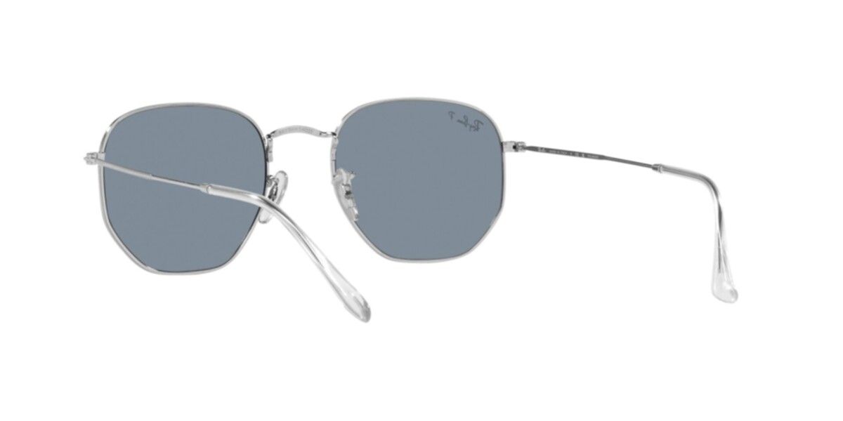 Ray-Ban Sunglasses | Silver Sunglasses ( 0RB3548N | Irregular | Silver Frame  | Blue Lens )