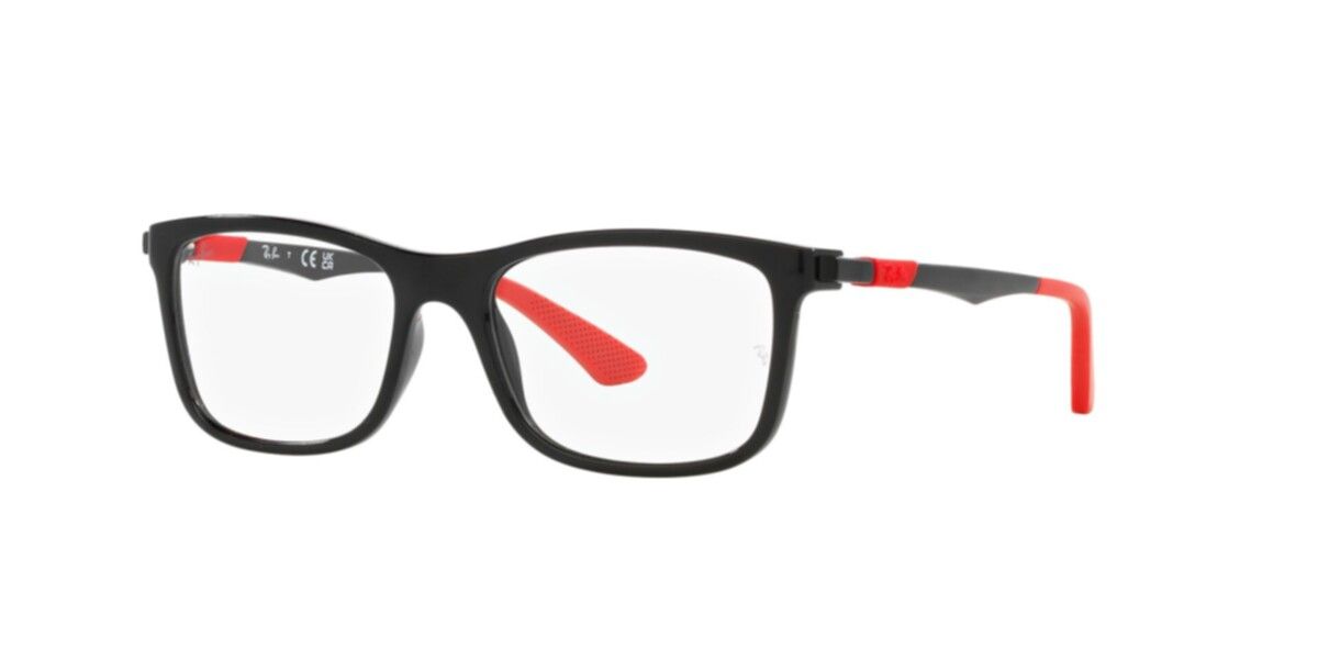 Ray-Ban Junior Frames | Black Frame ( 0RY1549 | Square | Black Frame  | Clear Lens )