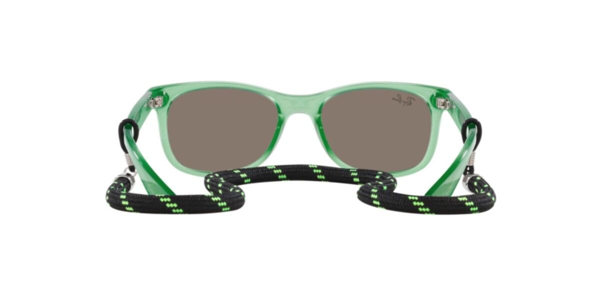 Ray-Ban Junior Sunglasses | Opal Green Sunglasses ( 0RJ9052S | Square | Green Frame  | Gold Lens )